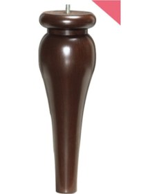 Resim Karakoçaksesuar Karakoç Sembol 30 Cm Ceviz Plastik Sehpa,Mobilya Ayağı (4 Adet) 