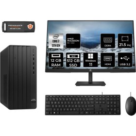 Resim Hp Pro Tower 290 G9 Intel Core I7 13700 12GB 512GB SSD RX550/4GB 21.5" Fhd Monitör W11H 8T2X2ES Masaüstü Bilgisayar & Per4 USB Bellek 8T2X2ESMNT1357 