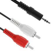 Resim 2 Rca Erkek + 3.5 Mm Stereo Erkek 1.5 Metre 