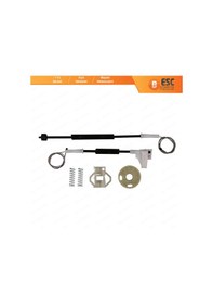 Resim VW Polo Classic Cordoba 1 Ibiza MK2 İçin Arka Sol Cam Kriko Seti 