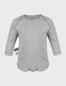 Resim Organicera U1070013 Organik Uzun Kollu Bebek Body,gri Melanj 