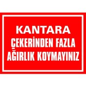 Resim KanvasSepeti Musluk Ve Vanaları Gereğinden Fazla Sıkmayın Kendinden Yapışkanlı Etiket 17,5 X 25 Cm Folyo Etiket 