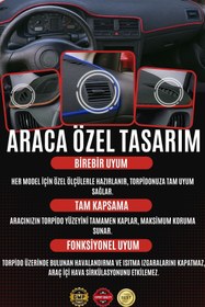 Resim Genel Markalar FIAT DOBLO AIRBAGLİ (2008-2013) Uyumlu Torpido Örtüsü | Kolay Montaj | Tam Koruma | Tam Uyum | E36 