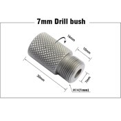 Resim Mingjin Shop 1 7mm Tarzı Allosme Matkap Manşonu Burç Dübel Jig Ahşap Delme Kılavuzu Bulucu Dübel Jig Kiti Ağaç Işleme Aksesuarları (Yurt Dışından) 
