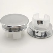 Resim Chuangyinshop Silvery 2 Adet Dayanıklı Lavabo Taşma Kapağı - Çift Halkalı Tıkanıklık Ve Su Taşmasını Önler 