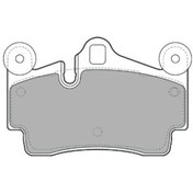Resim Vw Touareg 5.0 V10 Tdi 2002-2010 Delphi Arka Fren Balatası 