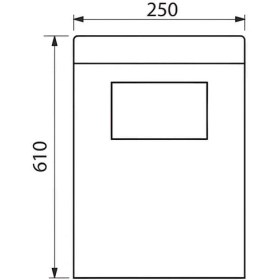 Resim Soho Kolon Küllük Dış Mekan Sigaralık Ayaklı Kare Küllük 