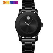 Resim 2xudc Siyah Siyah Kuvars Skmei Bayanlar Gündelik Elbise Altın Renk Bayanlar Taklidi Su Geçirmez Relogio Feminino Kuvars Izle Moda Ince Saatler (Yurt Dışından) 