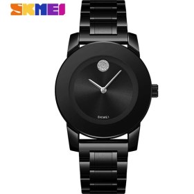 Resim 2xudc Siyah Siyah Kuvars Skmei Bayanlar Gündelik Elbise Altın Renk Bayanlar Taklidi Su Geçirmez Relogio Feminino Kuvars Izle Moda Ince Saatler (Yurt Dışından) 