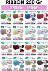 Resim Diva İplik Diva Ribbon 194 Orta Gri 