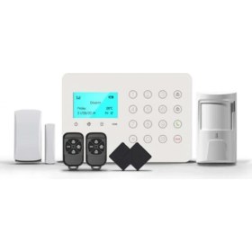 Resim Opax ARD-575 Gprs/Wifi Kablolu/Kablosuz Alarm Paneli ve Bgr-09 Kablosuz Harici Siren 