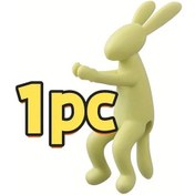 Resim Fochsia 1/3 Tavşan Şekilli Hidroponik Bitki Desteği Sarı - Yaratıcı Büyüteç Ve Dekor 