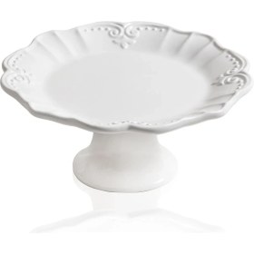 Resim The Mia Grande Pasta Kek Standı Beyaz 22X10 cm GRD0019 