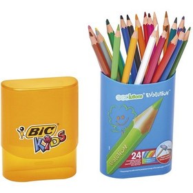 Resim Bic Evolutıon 24 Renk Kuruboya Pvc Kutu 922511 