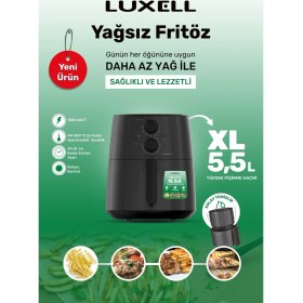 Resim Luxell Fastfryer Xl 5.5 Litre ( Yağsız Fritöz Airfryer ) LX-FC5130 