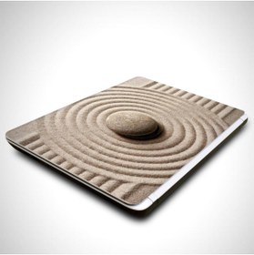 Resim Dekolata Taş Ve Kum Laptop Sticker 