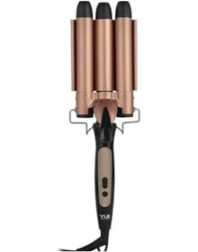 Resim Yui Kb3060 25mm Dijital Ekranlı Su Dalgası Wag Siyah Saç Maşası 
