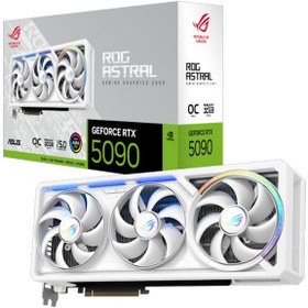Resim Asus ROG Astral GeForce RTX 5090 32GB White OC Edition GDDR7 DLSS 4 256Bit Ekran Kartı 