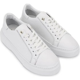 Resim Tamer Tanca Kadın Hakiki Deri Beyaz Sneakers & Spor Ayakkabı 04 502 Bn Ayk Y25 Beyaz Beyaz 