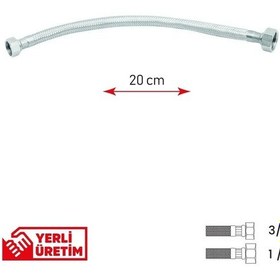 Resim Bağlantı Hortumu 3/8'1/2 30 Cm 