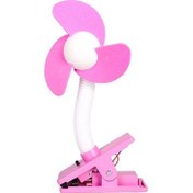 Resim Szykd Taşınabilir Bebek Fan 360 Derece Klip Mini Fan Pink Eva (Yurt Dışından) 