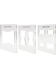 Resim Zcjb Adet Kelebek Kakma Şablon Ağaç İşleme Papyon Anahtar Ahşap Papyon Gömme Dekoratif Aksesuarlar Burç Yönlendirici Ve Dekoratif Şablonlar-76747 