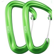 Resim Prestigegoods Hafif Ve Dayanıklı Alüminyum D-karabina 2'li Paket - 12kn Yük Kapasitesi 