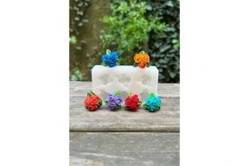 Resim Storemax Concept Gül Mini Silikon Mum Kalıbı 