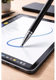 Resim Doogee T30 Uyumlu Dokunmatik Stylus Kalem Disk Uçlu Hassas Tablet Telefon Çizim Kalemi 