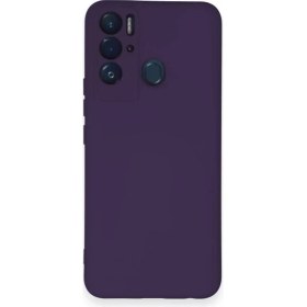 Resim Tecno Pova Neo Kılıf Nano Içi Kadife Silikon - MOR-(5796) 