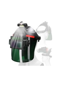 Resim Singree 130 C Yüksek Sıcaklık Kaynak Maskesi, Arc Işığı Ve Zararlı Işınlara Karşı Koruma, 180 Açılır Tasarım, Rahat Ve Hava Geçirgen 