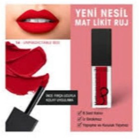 Resim Note Mattever Lip-Ink Ruj 14 Unpredictable Red 