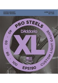 Resim Daddario EPS190 Bas Tel Set Prosteel 40100 