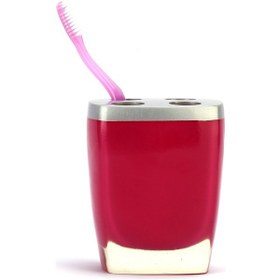 Resim Bosphorus Diş Fırçalık Gri Pembe Poliresin 8x4x11 CM Diğer 