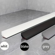 Resim 1 Katlanabilir Kendinden Yapışkanlı Lavabo Su Geçirmez Şerit, Tezgah Sıçrama Koruyucu, Islak-Kuru Ayırıcı Duş Eşik Koruyucusu, Lavabolar ve Ocaklar için Su Kenarı Koruma Şeridi 