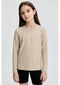 Resim Tommy Life Standart Fit Basic O Yaka 3lü Paket Lacivert-bej-koyu Mavi Unisex Çocuk T-shirt - 11329 Lacivert - Krem 