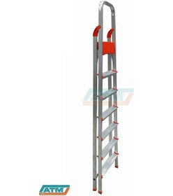 Resim ALMERA 6+1 TEK ÇIKIŞLI ALUMİNYUM MERDİVEN 