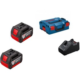 Resim Bosch GBA 18V 2x3ah + GAL 18V-40 + L-box 