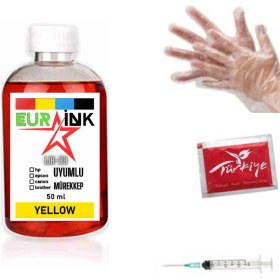 Resim Eurink Epson Ecotank L1300 Yazıcı Uyumlu Mürekkep Yellow 50 ml (664) 
