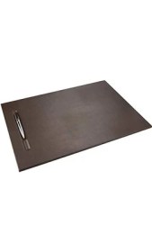Resim 2k 575-2 Sümen Takımı Mdf Malzemeden Deri Kaplı Tek Parça Pad Toplantı Sümeni 45X32 Cm, Kahve 