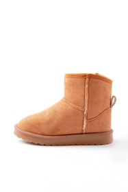 Resim lina step Taba Süet İçi Kürklü Ortopedik Kaymaz Taban Çocuk Kışlık Bot 