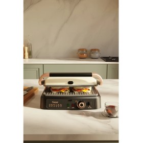 Resim Fressi FR-TM01 Vintage Retro Izgara ve Tost Makinesi 6 Dilim Kapasiteli 2000W 