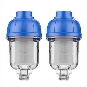 Resim Lillian 2 Adet Ön Filtreli Bahçe Musluğu Yeniden Kullanılabilir 316 Paslanmaz Çelik Mutfak Banyo Tuvalet Filtresi (Yurt Dışından) 