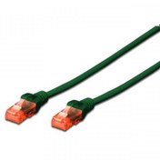 Resim DIGITUS DK-1617-020/G 2MT UTP CAT6 PATCH KAB O YEŞİL Cu, LSZH AW 
