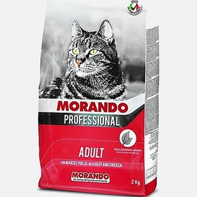 Resim Morando Biftekli ve Tavuklu Yetişkin Kedi Maması 2kg 