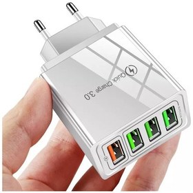 Resim Zuidid Hızlı Şarj Qc 3.0 4 Usb Portlu 3.1A 48W Çoklu Şarj Cihazı (490615844) 