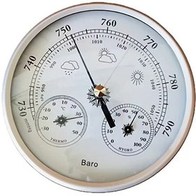 Resim Barometre - Termometre - Higrometre 3’lü Hava Ölçüm Seti 