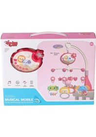 Resim Vardem Işıklı Müzikli Bebek Dönencesi Pembe 