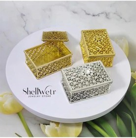 Resim Lunessa Gümüş Renk Mini Takı Kutusu Sevgililer Günü , Annenize Verilecek En Güzel Hediye 