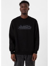 Resim Lisa Rockstar Siyah Erkek 2ip Sweatshirt Siyah 